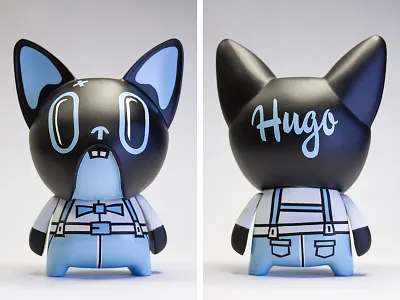 Fonzo custom diy fonzo hugo paint toy vinyl