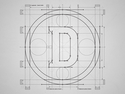 D Grid black d david dh grid hultin line logo mark optical white