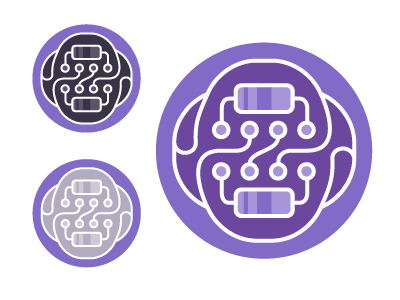 Hacker Badge Electronics arduino circle hacker icon japan maker raspberry pi resistor robotics series tsuba wire