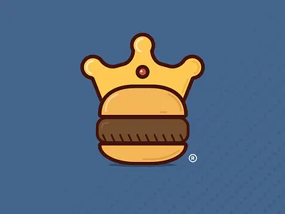 Burger King Redesign burger food king logo redesign restaurant