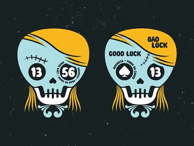 Da Chave brand color design logo skull yellow