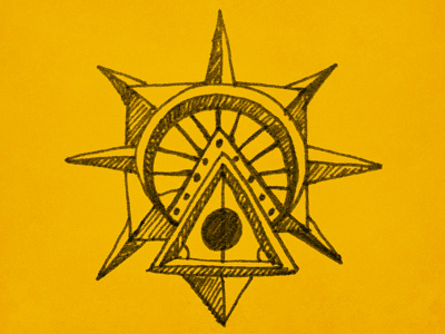 Symbol ink pen sketch traditional