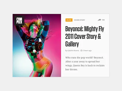 Beyonce Embed Card beyonce complex embed card