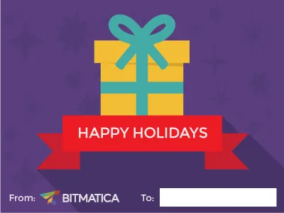 Happy Holidays christmas flat holiday shane brown