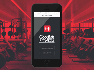 Goodlife Fitness - Personal trainer mobile app after effects animation app fitness ios mobile personal training product design school project