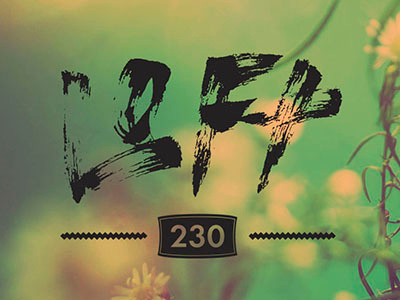 Loft 230 230 calligraphy loft logo