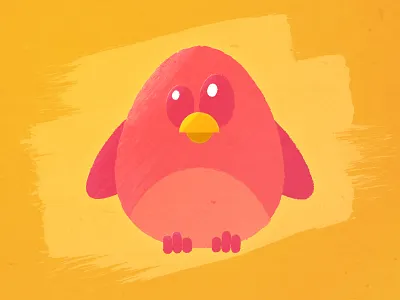 Little Bird bird character design texture