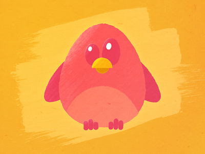 Little Bird bird character design texture