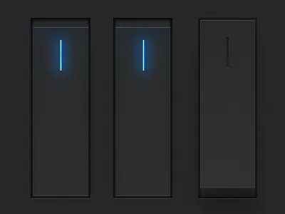 Button with blue light back blue button icon theme