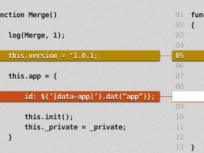 HTML5 Merge Tool diff git html5 merge