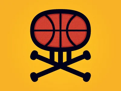 MelonKicks CrossBones basketbal branding crossbones logo sports team vector