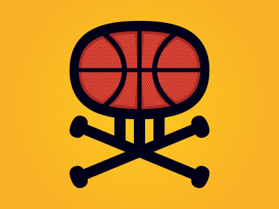 MelonKicks CrossBones basketbal branding crossbones logo sports team vector