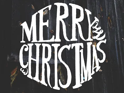 Merry Christmas chalk christmas hand holiday holidays illustration photography rendered typography