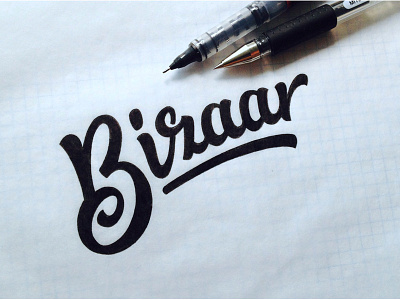 Bizaar Sketch brand lettering logo logotype typography