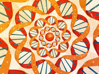 SCIENCE! dna illustration science