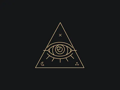 Designers love triangles illuminati pyramid triangle