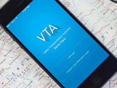 Vta (valley transportation authority) redesign app ios