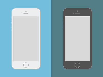 Iphone 5s 5s ai apple flat iphone mockup ps