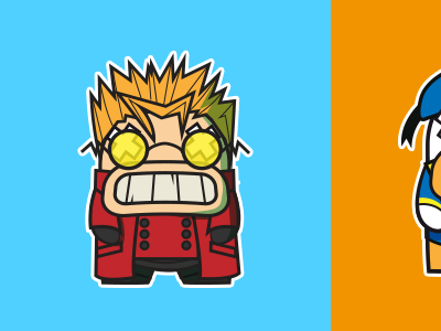 Kaiju wall preview character design illustration