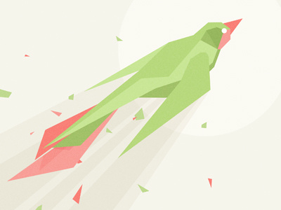 Everything that downs me makes me fly. color illustration vector