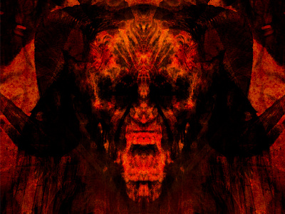 Krampus art blend christmas digital evil krampus naughty kids scary