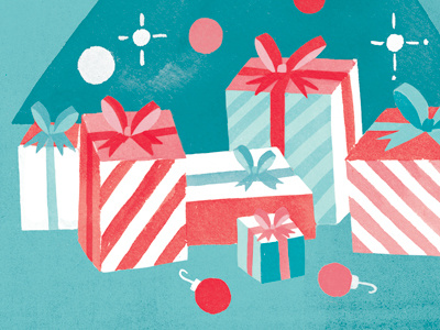 Presents christmas christmas tree gifts holiday holidays illustration ornaments presents tree wrapping paper xmas