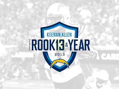 Keenan Allen ROTY badge chargers football keenan allen nfl roty san diego shield