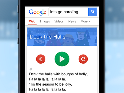 Let's Go Caroling caroling christmas easter egg google holidays singing