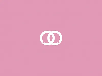 Review Icon branding icon identity logo mark marriage review speech bubble wedding