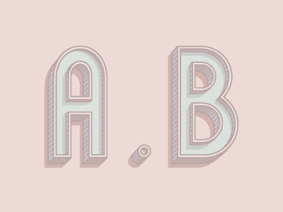 alphabet a abc b blue font pastel pink