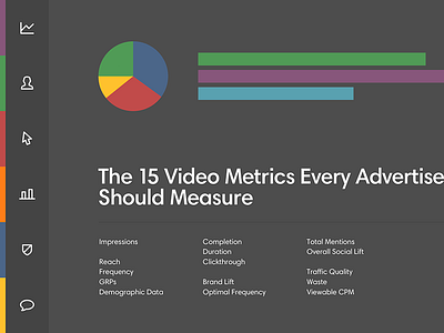 15 Metrics advertising brandads chart data graph harmonia icon infographic metrics presentation typography