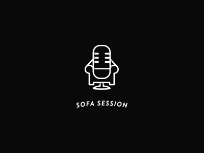 Sofa Session chair couch illustrator jam lasseundbosse logo micro microphone session sofa sound vector