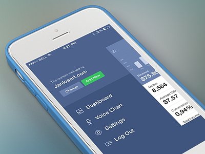 Sagram - Navigation analytics app application button buttons chart dashboard data graph icons navigation pie chart