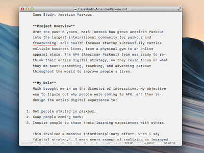 Case Studies: Part One case study copywriting wip writing