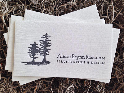 Letterpress Business Cards business cards letterpress woodgrain