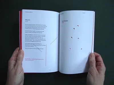 Muerto colour editorial experimental french fold handmade typography