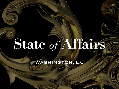 State of Affairs: Luxury baroque branding didot fashion high fashion nclud state of affairs sweet sans