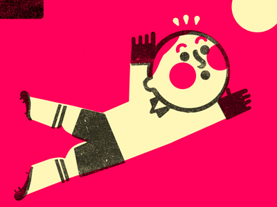 Goal! children color editorial geometry handmade illustration texture
