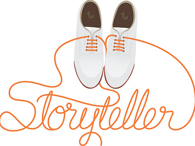 If The Shoe Fits hand lettering illustration lettering script shoes storyteller type