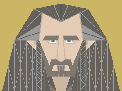 King Under the Mountain dwarf hobbit illustration lord of the rings thorin tolkien