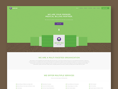 Gemini Website brown design digital flat graphic green purple site ui ux web website