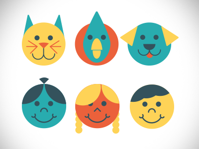 Which Pet Is For You? bird cat dog kid kids pet shopping vector