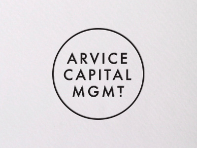Arvice Logo Design #3 branding business capital company design icon logo management stamp