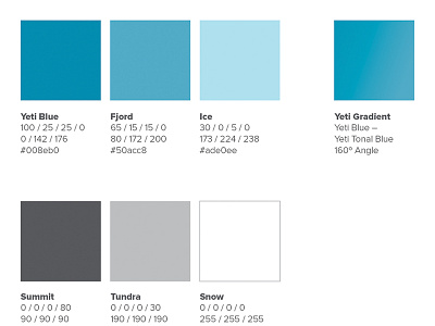 The Blues branding color