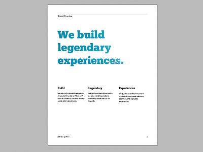 Brand Promise branding