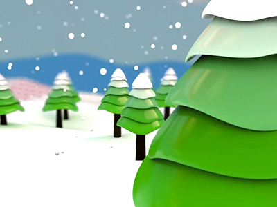 Tu Casa TV animation cinema4d motion navidad snow