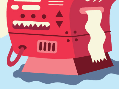 Robo detail graphic illustration robot vector