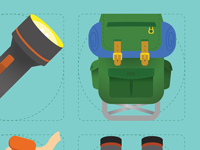 Camping icons camping debut graphics icons icons design