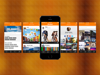 Favolane iPhone app app colors dogs favolane iphone presentation screenshots