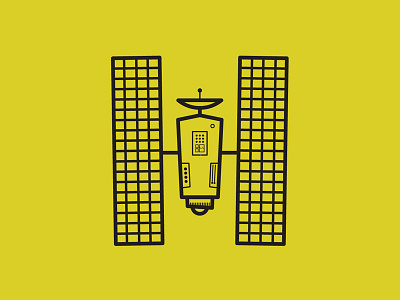 Beep buttons icon illustration satellite solar vector